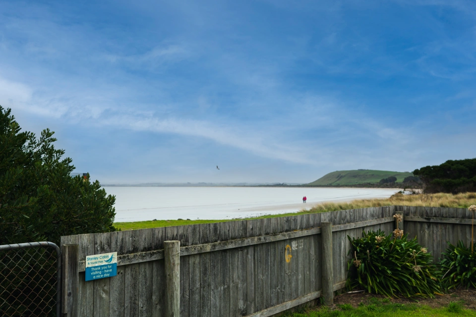 Unpowered view from back