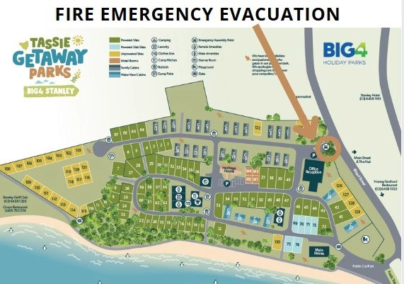 STA Fire emergency map